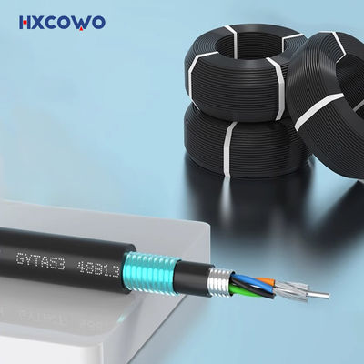 Armored Direct Burial Fiber Optic Cable OEM ODM Armoured Outdoor Cable